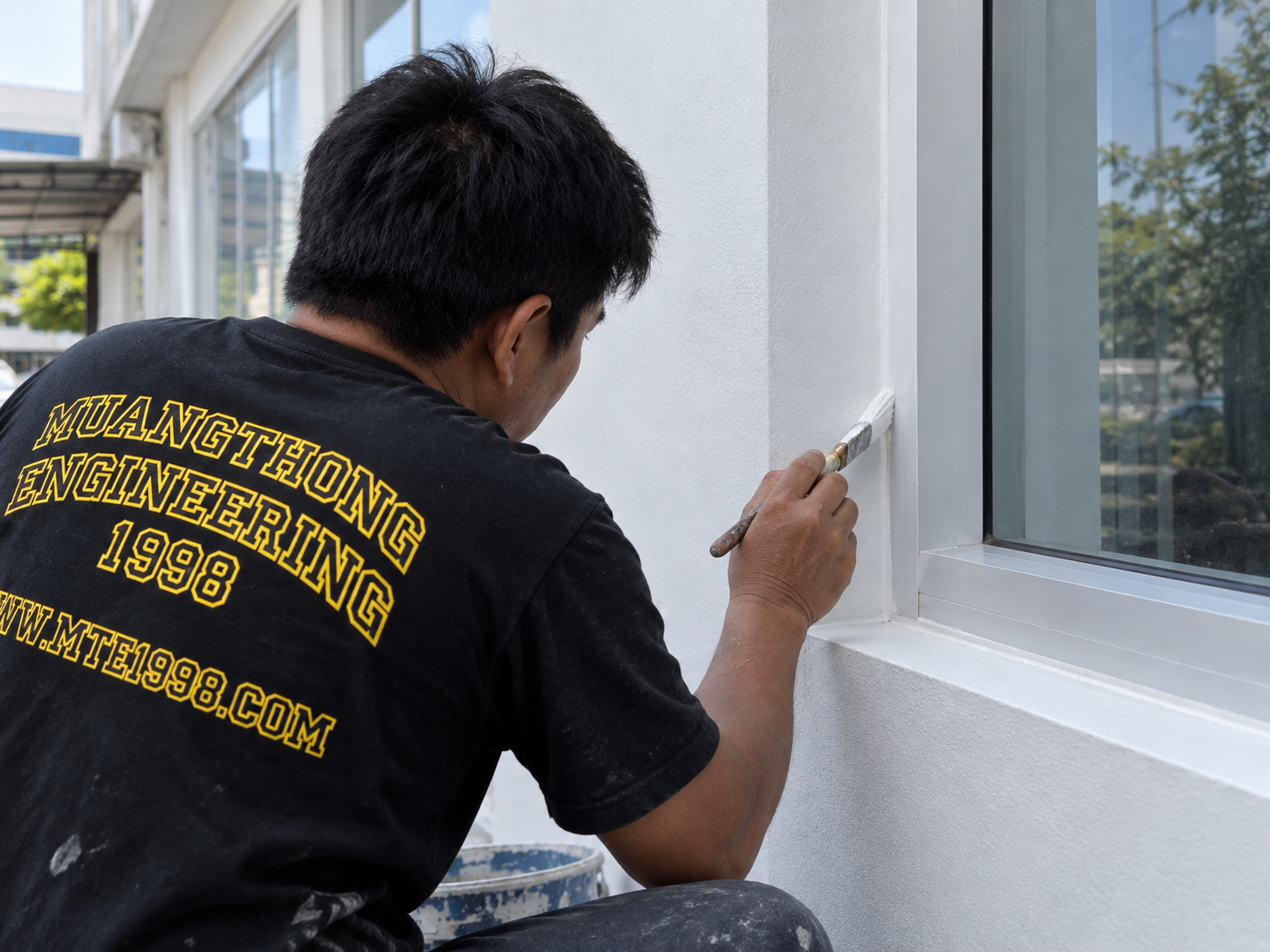 ภาพงานระบบอาคารและงานหน้างานของทีมเมืองทองวิศวกรรม