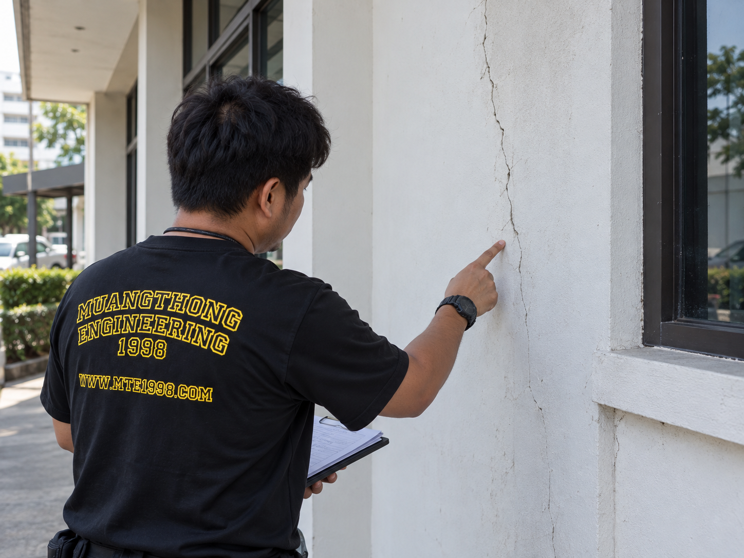ภาพงานระบบอาคารและงานหน้างานของทีมเมืองทองวิศวกรรม