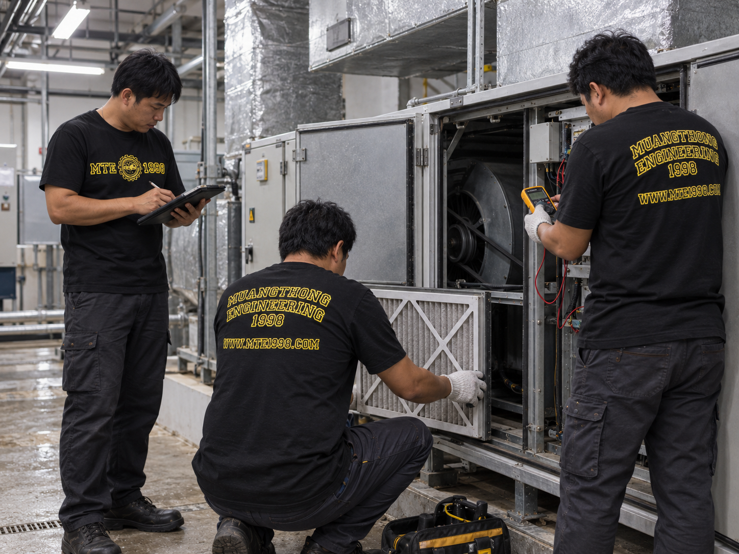 ตัวอย่างผลงานหมวด MA Preventive Maintenance ระบบอาคาร โดยบริษัท เมืองทองวิศวกรรม (1998) จำกัด