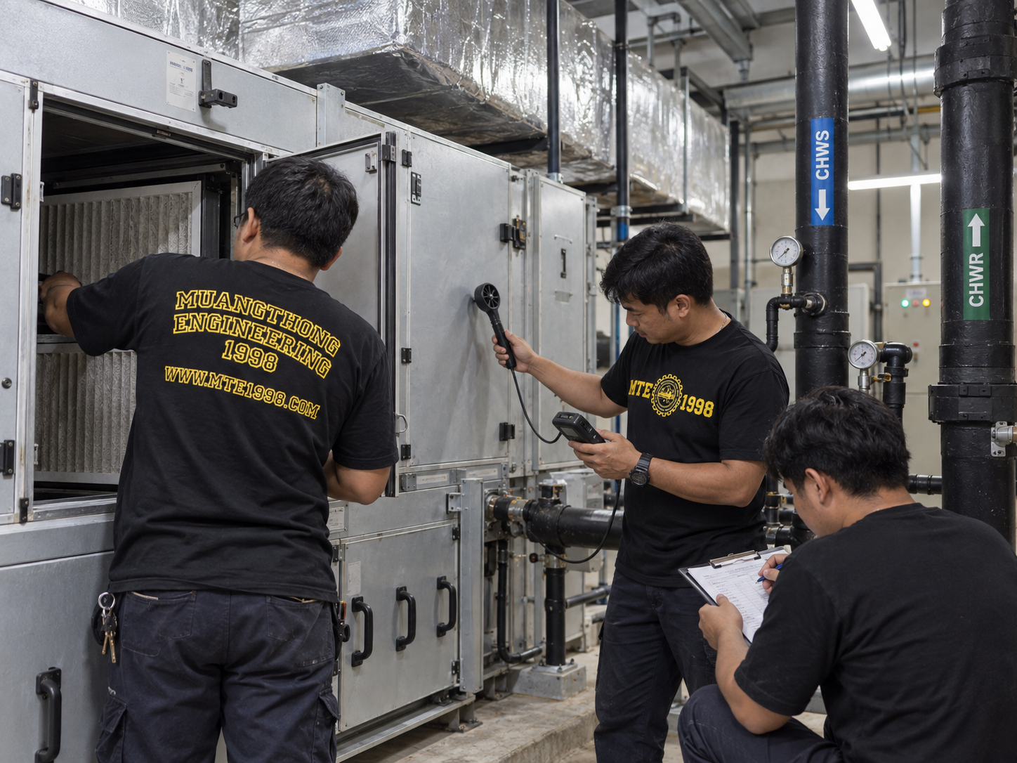 ภาพประกอบบทความตรวจระบบ HVAC อาคารก่อนเสียซ้ำ